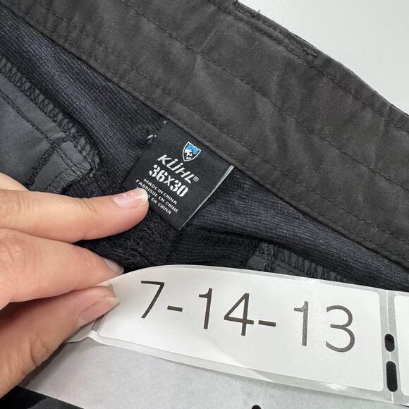 KUHL Pants Mens 36x29 Gray Nylon Blend Hiking Stretch Quick Dry Straight Leg - Picture 3 of 8